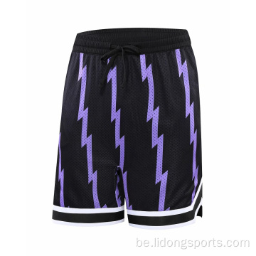 Новыя сеткавыя мужчынскія баскетбольныя шорты Мужчынскія шорты